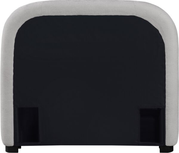 Vaughn Chenille Fabric Upholstered Twin Bed