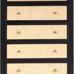 Siena Ash Wood And Natural Cane Chest