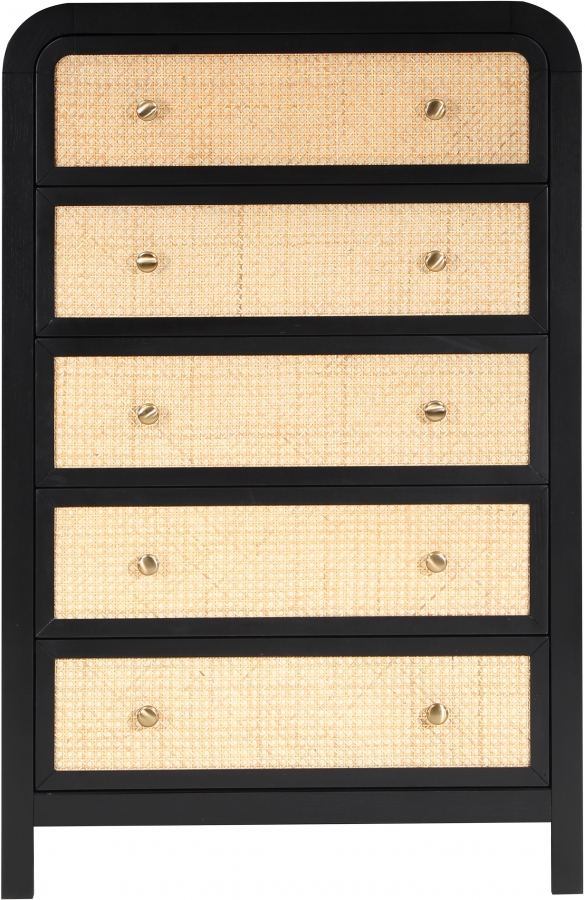 Siena Ash Wood And Natural Cane Chest