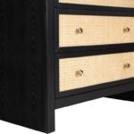 Siena Ash Wood And Natural Cane Chest