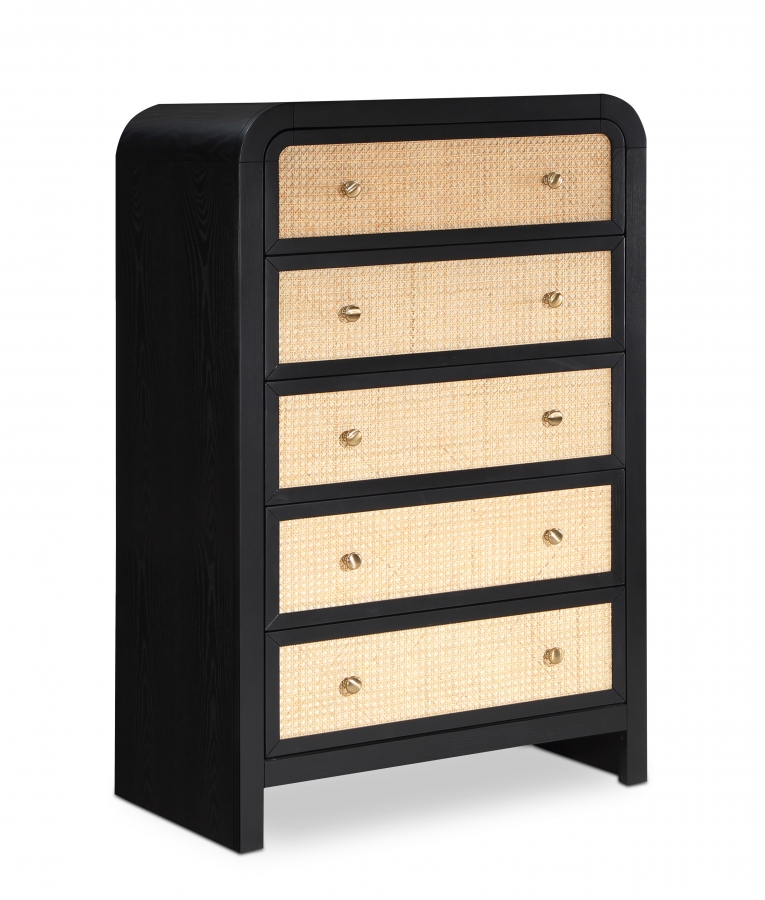 Siena Ash Wood And Natural Cane Chest