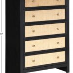 Siena Ash Wood And Natural Cane Chest