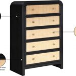 Siena Ash Wood And Natural Cane Chest