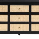 Siena Ash Wood And Natural Cane Dresser