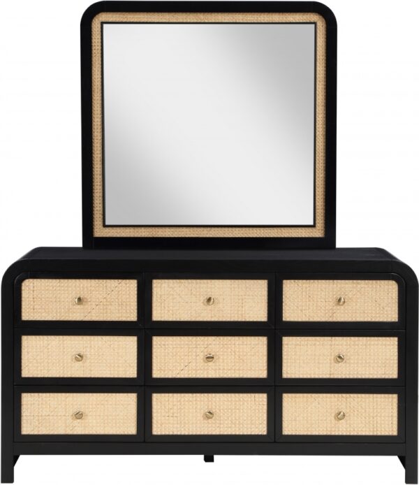 Siena Ash Wood And Natural Cane Dresser