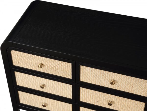 Siena Ash Wood And Natural Cane Dresser