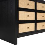 Siena Ash Wood And Natural Cane Dresser