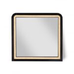 Siena Ash Wood And Natural Cane Frame Mirror