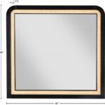 Siena Ash Wood And Natural Cane Frame Mirror