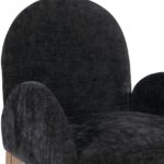 Waldorf Chenille Fabric Upholstered Dining Arm Chair