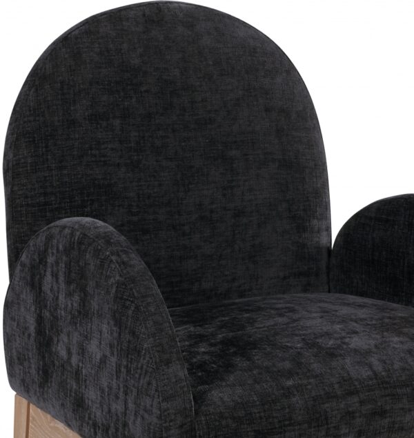 Waldorf Chenille Fabric Upholstered Dining Arm Chair