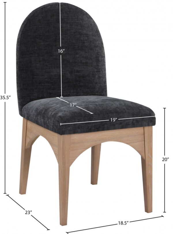 Waldorf Chenille Fabric Upholstered Dining SIde Chair