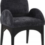 Waldorf Chenille Fabric Upholstered Dining Arm Chair
