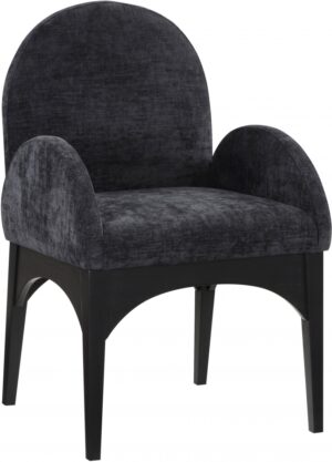 Waldorf Chenille Fabric Upholstered Dining Arm Chair