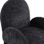 Waldorf Chenille Fabric Upholstered Dining Arm Chair
