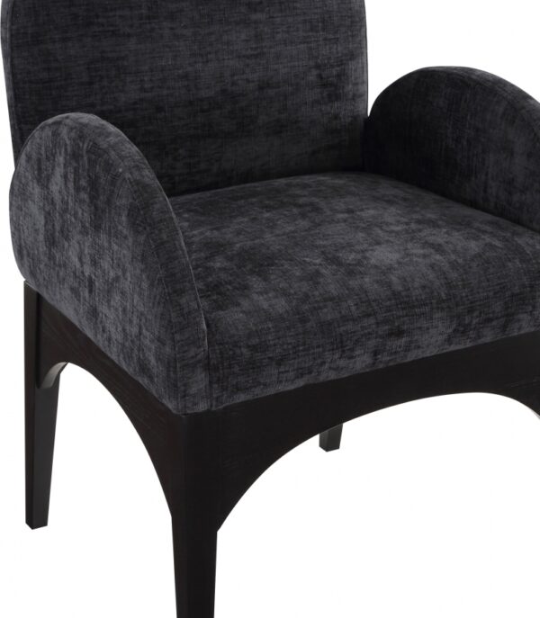 Waldorf Chenille Fabric Upholstered Dining Arm Chair