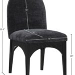 Waldorf Chenille Fabric Upholstered Dining SIde Chair