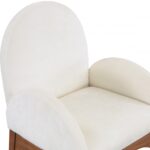 Waldorf Chenille Fabric Upholstered Dining Arm Chair