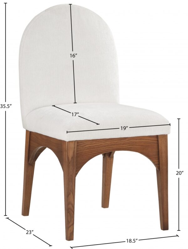 Waldorf Chenille Fabric Upholstered Dining SIde Chair