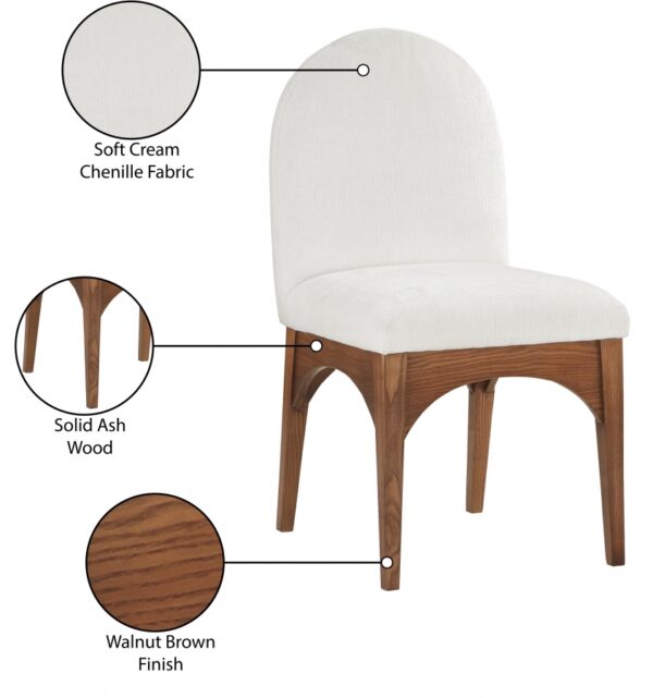 Waldorf Chenille Fabric Upholstered Dining SIde Chair