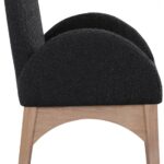 Waldorf Boucle Fabric Upholstered Dining Arm Chair