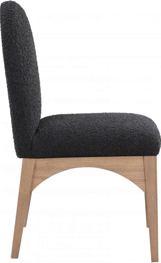 Waldorf Boucle Fabric Upholstered Dining SIde Chair