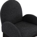 Waldorf Boucle Fabric Upholstered Dining Arm Chair