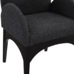 Waldorf Boucle Fabric Upholstered Dining Arm Chair
