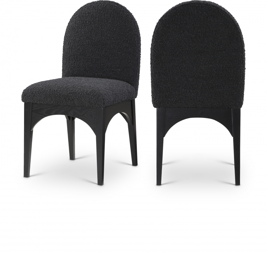 Waldorf Boucle Fabric Upholstered Dining SIde Chair