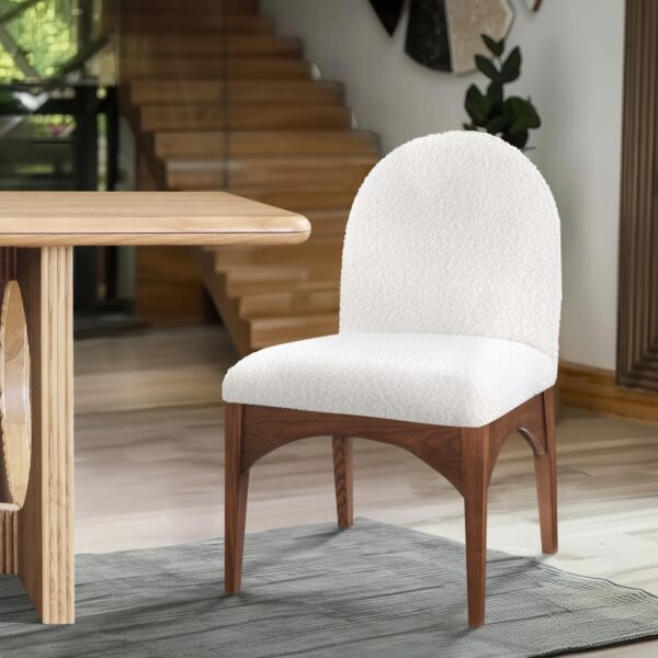 Waldorf Boucle Fabric Upholstered Dining SIde Chair