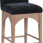 Waldorf Chenille Fabric Upholstered Counter Stool