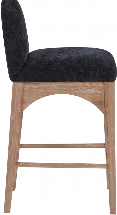 Waldorf Chenille Fabric Upholstered Counter Stool