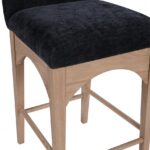 Waldorf Chenille Fabric Upholstered Counter Stool