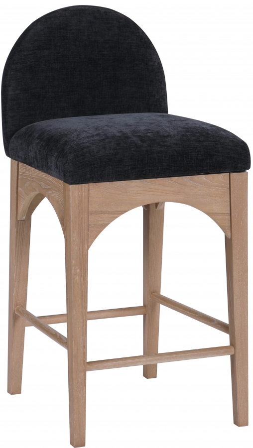 Waldorf Chenille Fabric Upholstered Counter Stool