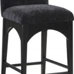 Waldorf Chenille Fabric Upholstered Counter Stool