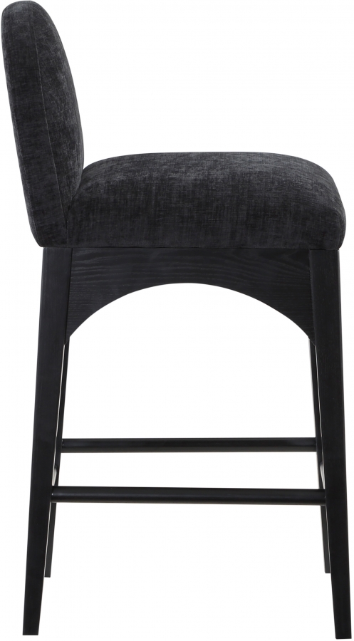 Waldorf Chenille Fabric Upholstered Counter Stool