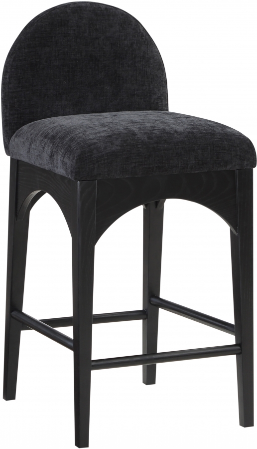 Waldorf Chenille Fabric Upholstered Counter Stool