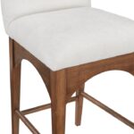 Waldorf Chenille Fabric Upholstered Counter Stool