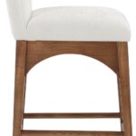 Waldorf Chenille Fabric Upholstered Counter Stool