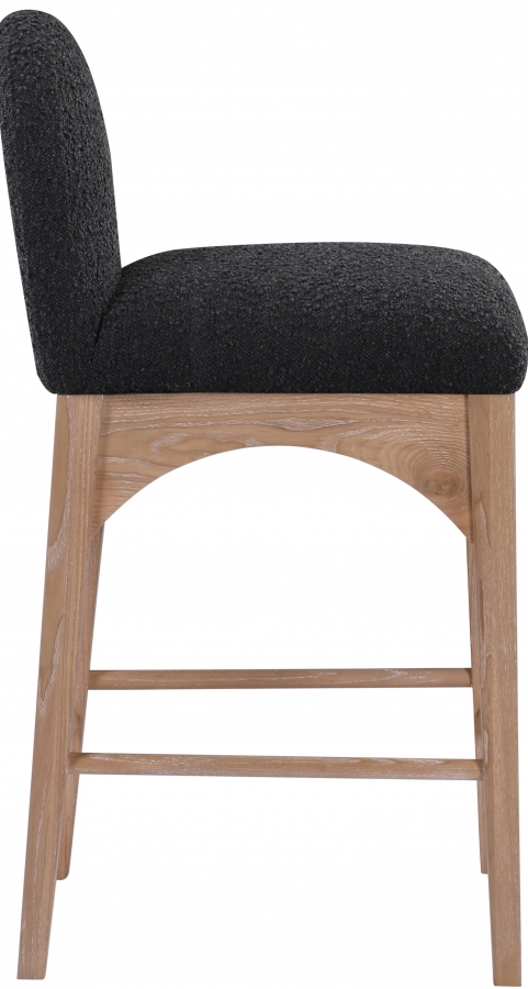 Waldorf Boucle Fabric Upholstered Counter Stool