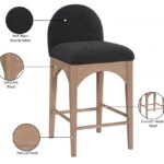 Waldorf Boucle Fabric Upholstered Counter Stool