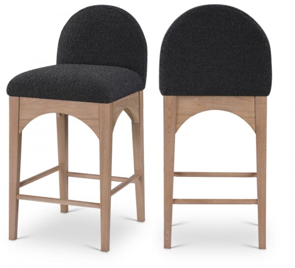 Waldorf Boucle Fabric Upholstered Counter Stool