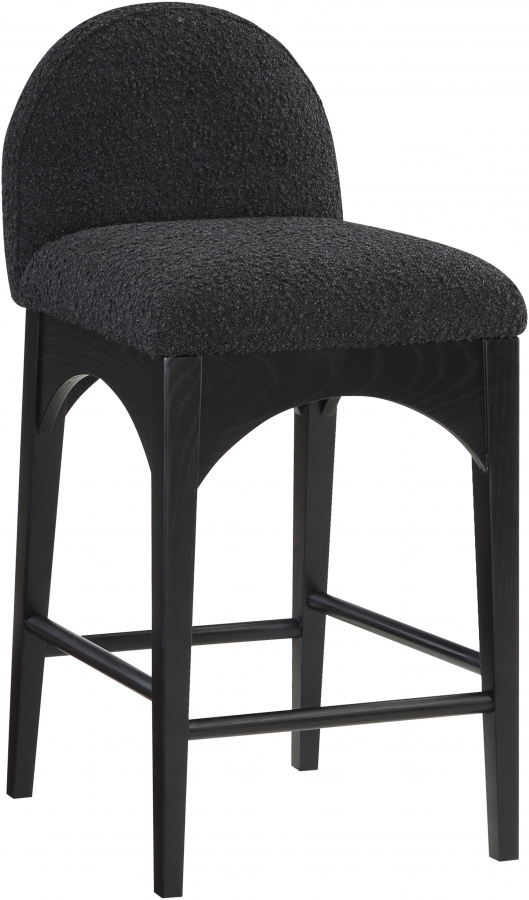 Waldorf Boucle Fabric Upholstered Counter Stool