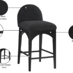 Waldorf Boucle Fabric Upholstered Counter Stool
