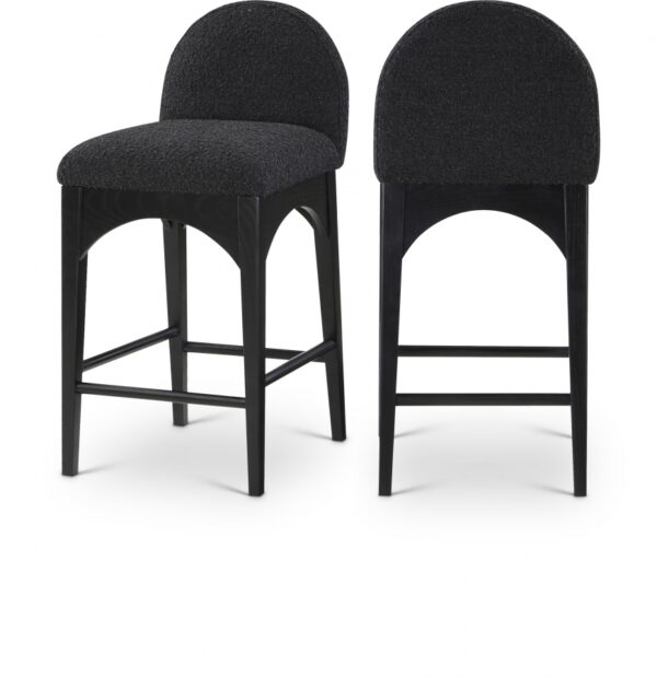 Waldorf Boucle Fabric Upholstered Counter Stool