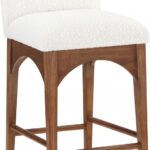 Waldorf Boucle Fabric Upholstered Counter Stool