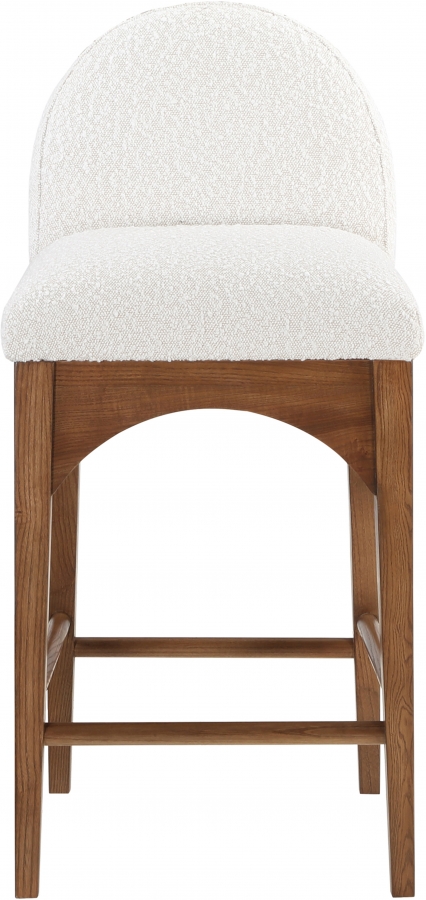 Waldorf Boucle Fabric Upholstered Counter Stool