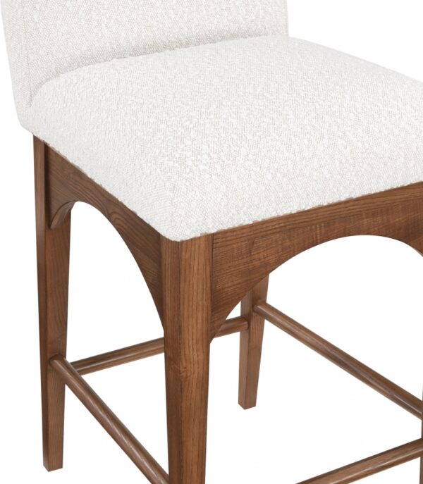 Waldorf Boucle Fabric Upholstered Counter Stool