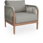 Maui Water Resistant Fabric Upholstered Outdoor Patio Chair