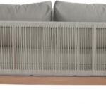 Maui 68" Water Resistant Fabric Upholstered Outdoor Patio Loveseat